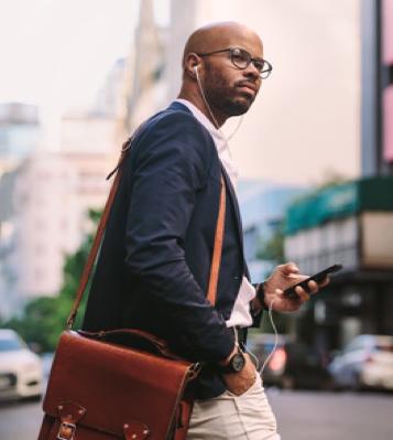 A Man With Briefcase